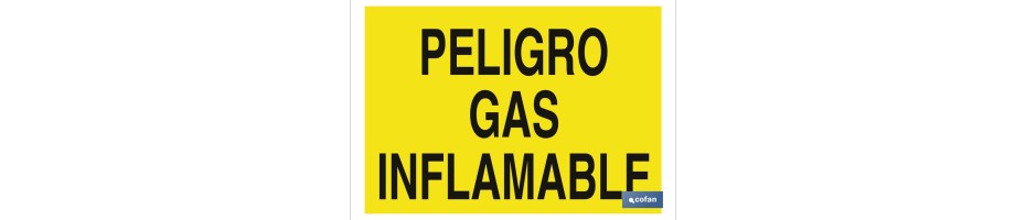 Peligro gas inflamable