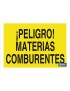 ¡Peligro! materias comburentes