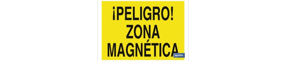 ¡Peligro! zona magnética