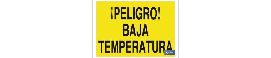 ¡Peligro! baja temperatura