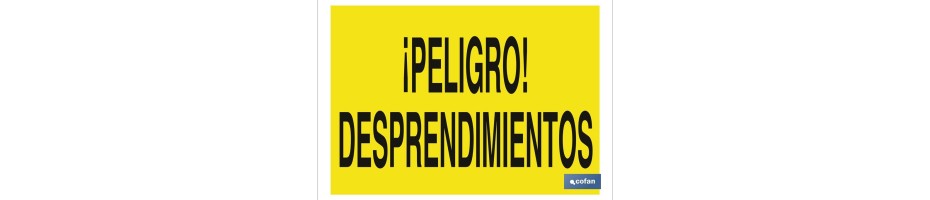 ¡Peligro! desprendimientos
