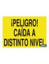 ¡Peligro! caída a distinto nivel
