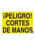 ¡Peligro! cortes de manos