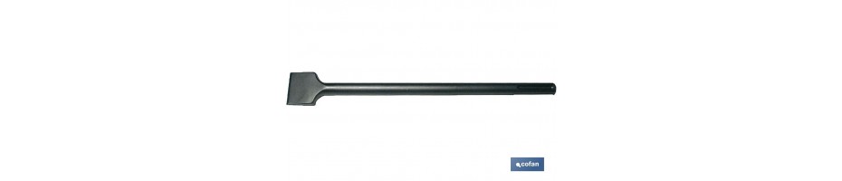 Accesorios para Martillos con SDS MAX Cincel Ancho