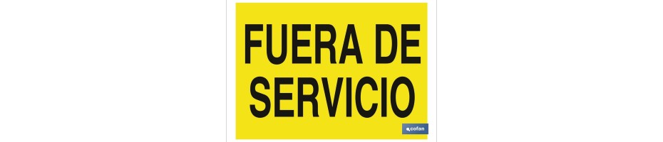 Fuera de servicio