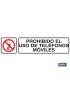 Prohibido el uso de teléfonos móviles