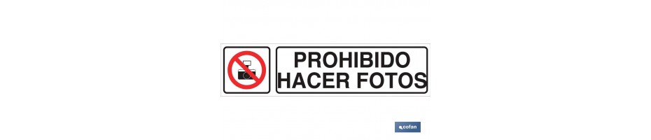 Prohibido hacer fotos