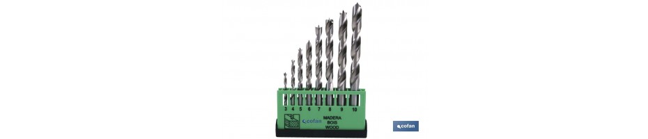 Juego de brocas profesionales para madera