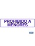 Prohibido a menores