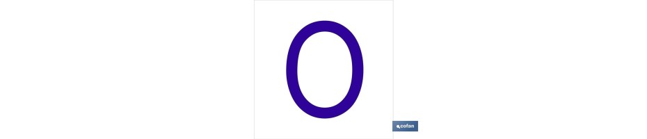 O Letra en glasspack