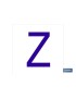 Z Letra en glasspack