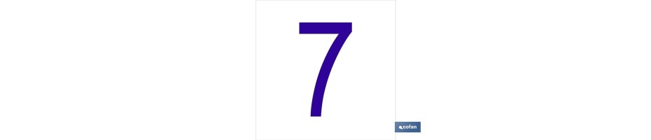 7 Número en glasspack