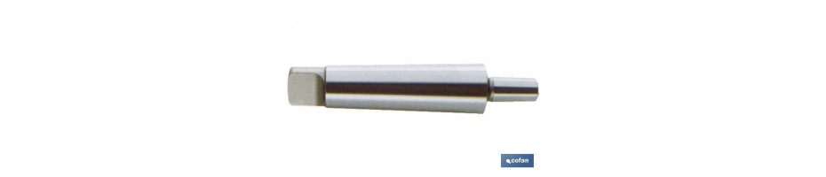 Accesorios brocas mango cónico cono morse, Espiga de sujeción