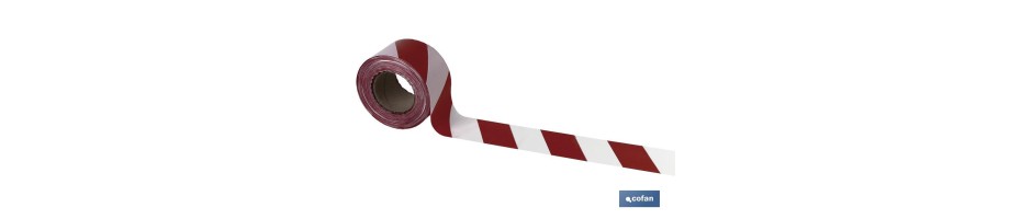 Cinta Balizamiento ROJA BLANCA