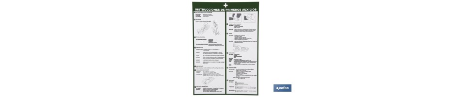 Instrucciones primeros auxilios