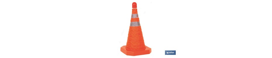 Cono plegable 50 cm