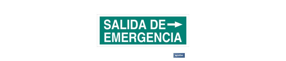 Salida de Emergencia Texto