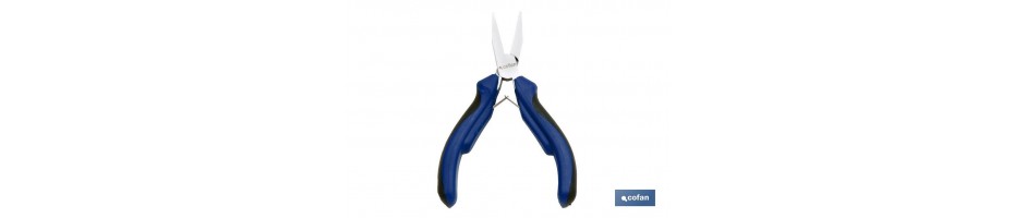Alicate mini boca plana 5”