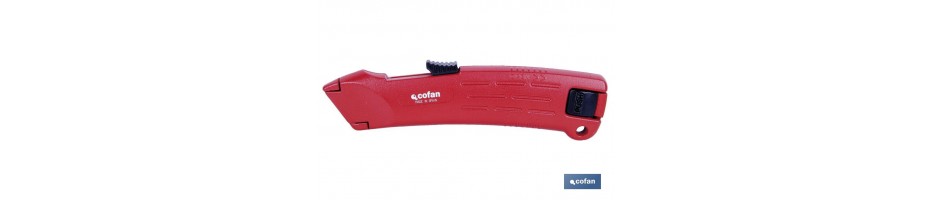 Cútter retráctil zamak automático