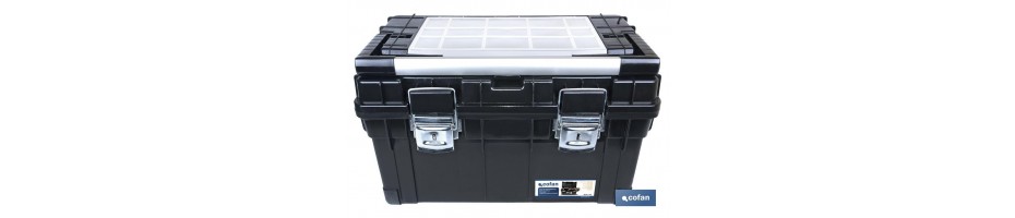 Caja de herramientas Heavy Duty negra