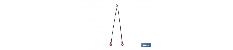 Pulpos de cadena 2 ramales. Grado 80