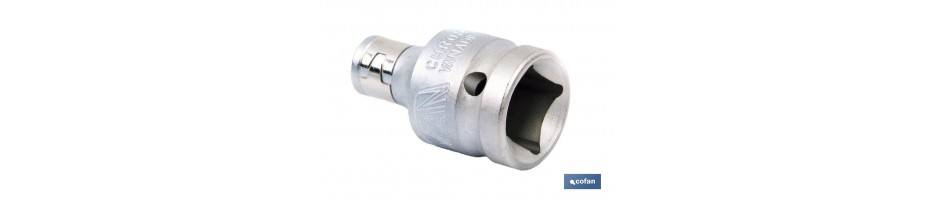 Adaptadores para puntas de 1/4