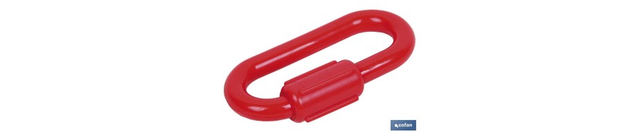 Eslabón rojo Unión Cadena