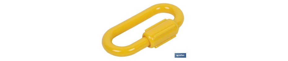 Eslabón amarillo Unión Cadena