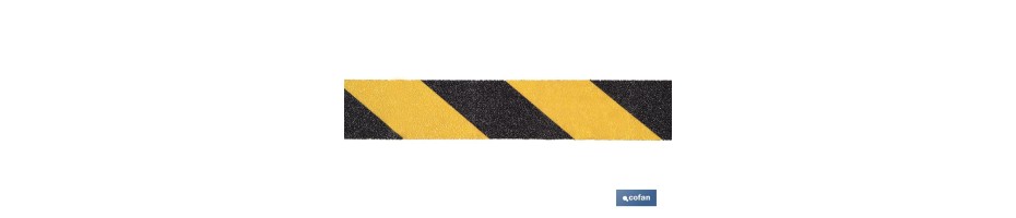 Cinta antideslizante Negro/Amarillo