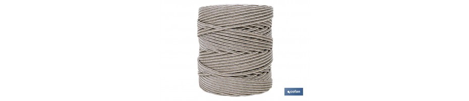 Cordón Trenzado Polipropileno (Persianas) 5mm Marrón