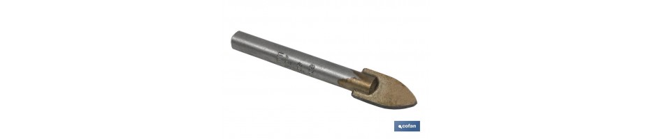 Broca Vidrio, Cerámica y Gres