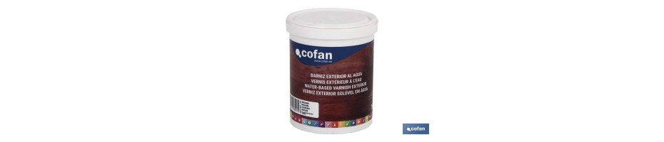 Barniz Exterior al agua