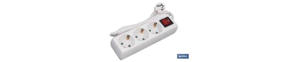 Base Múltiple de 3 tomas