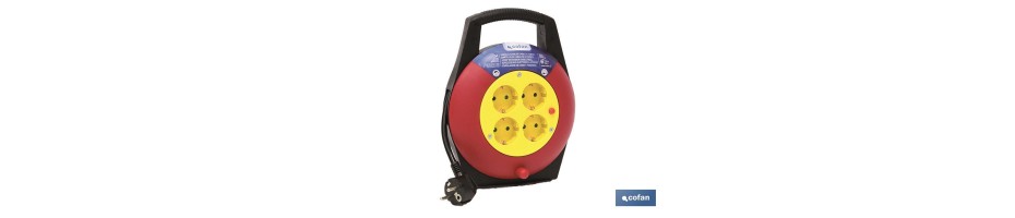 Enrollacables de 7 metros