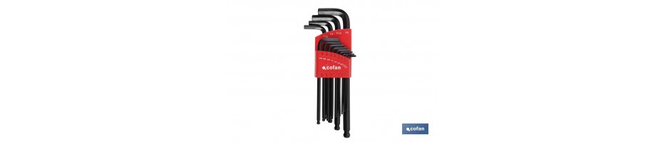 Juego 13 llaves allen Pulgadas