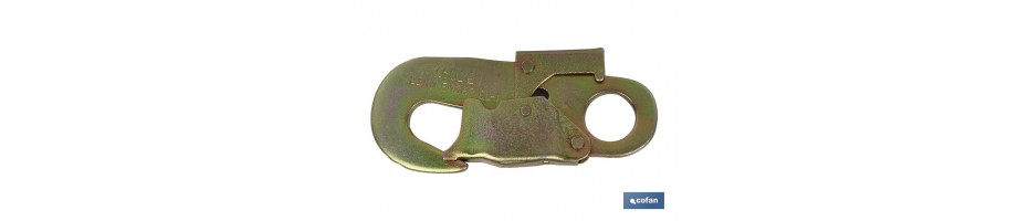 Mosquetón Acero Bloqueo Automático Doble Acción