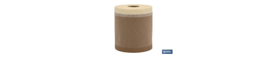 Cinta crepe + papel KRAFT