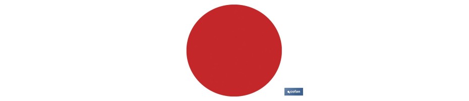 Circulos adhesivos Rojos
