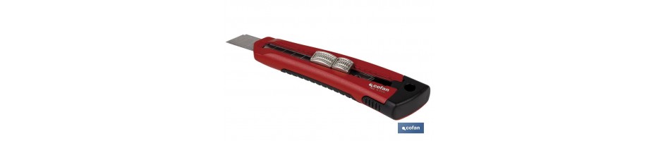 Cútter hoja partible en Zamak