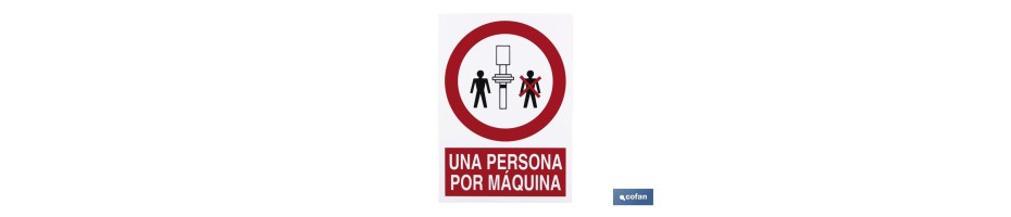 Una persona por máquina