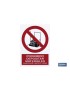 Prohibido Depositar materiales