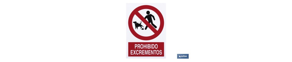 Prohibido Excrementos