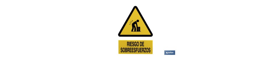 Riesgo de sobreesfuerzos