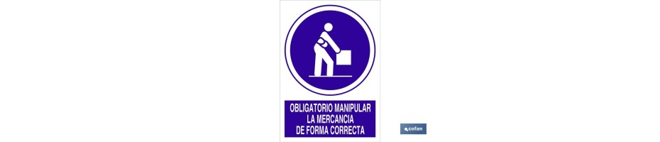 Obligatorio manipular mercancia correctamente