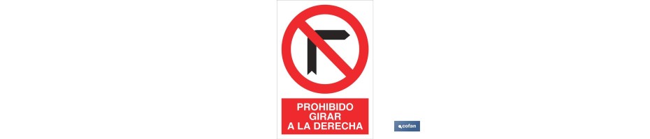 Prohibido girar a la derecha