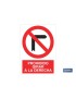 Prohibido girar a la derecha