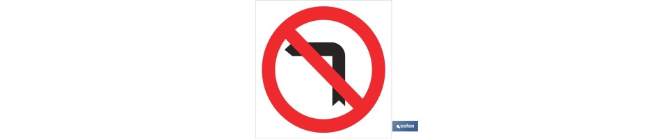 Prohibido girar izquierda
