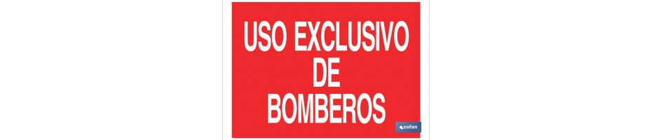 Uso exclusivo Bomberos