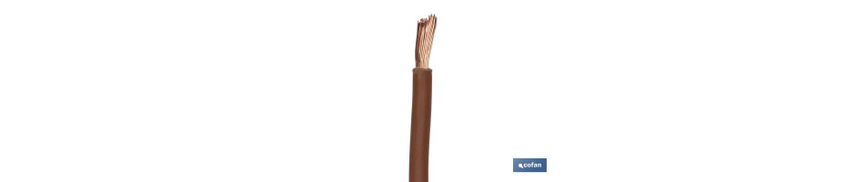 Cables H07V-K marrón
