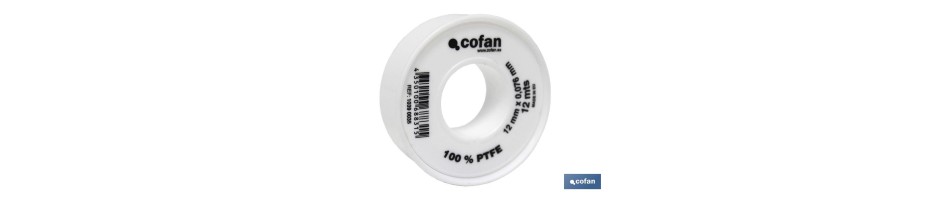 Rollo de cinta PTFE